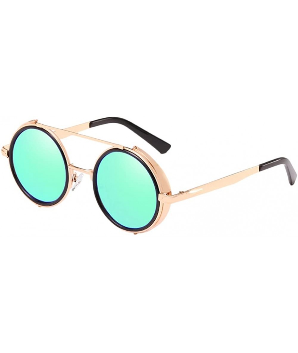 Sport Outdoor Metal Frame Sunglasses Mens Womens 50s Activities Fishing Driving - Green - CE18DM3MICU $16.37