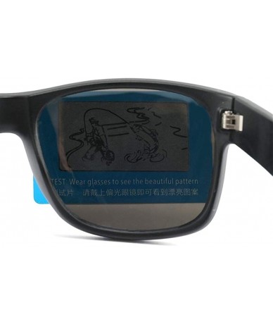 Sport Men's Polarized Sunglasses Classic Square Sun Glasses Retro Driving Shade Eyeware Outdoor Sport Goggles UV400 - C0199OR...