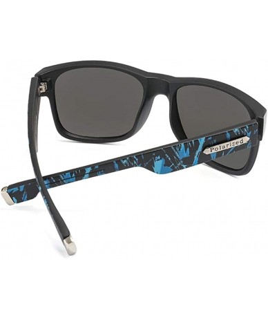 Sport Men's Polarized Sunglasses Classic Square Sun Glasses Retro Driving Shade Eyeware Outdoor Sport Goggles UV400 - C0199OR...