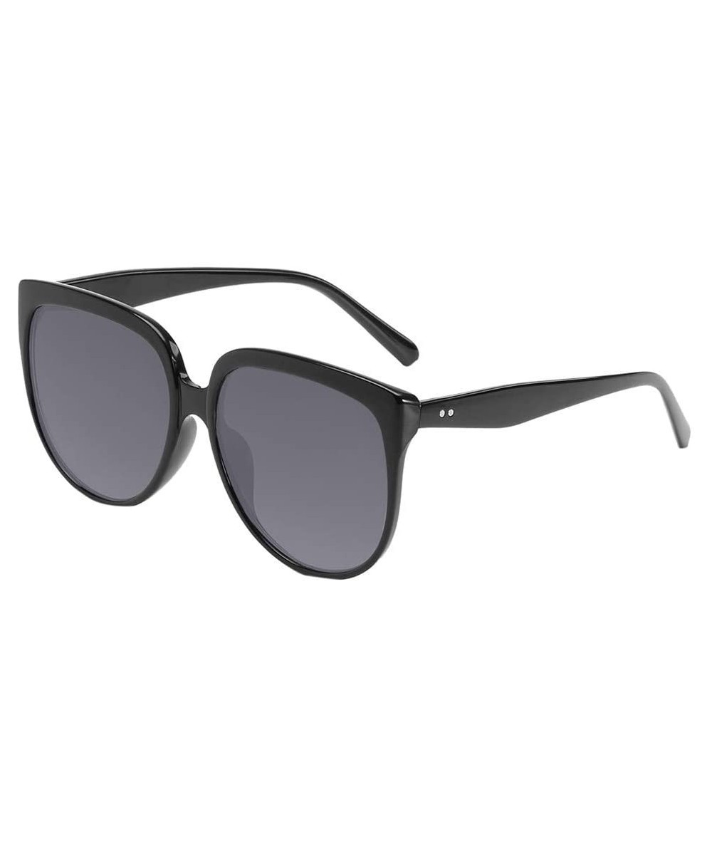 Rectangular Sunglasses Irregular Polarized Glasses - E - CR18UC4ND45 $9.64