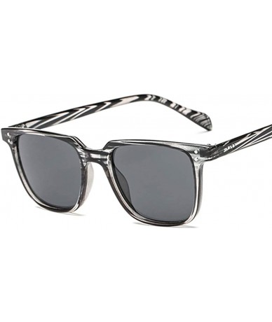 Goggle Men Retro Vintage Driving Sun Glasses - Gray - CU18HLS8UIU $18.72