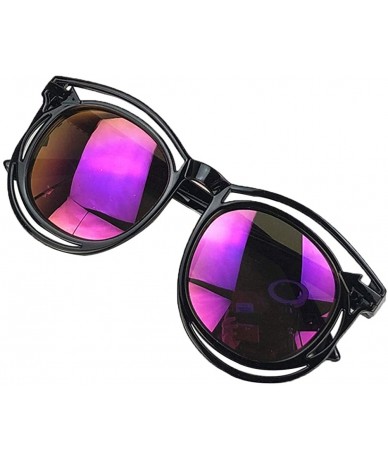Wayfarer Little Kids Summer Sunglasses Round Hollow Frame Anti-UV Sun Glasses Novelty Party Eyewear Shades - Style-i - CQ198E...