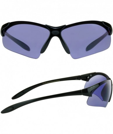 Sport Semi-Rimless Sport Cycling Sunglasses. Smoke- Yellow- Orange- Purple- or Pink Rose lens - CQ180NII2IE $19.73