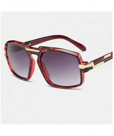 Square Oversized Square Sunglasses Man Luxury Brand Design Sun Glasses Men Plastic+Metal Frame Eyewear UV400 - CJ199QD5QGG $2...
