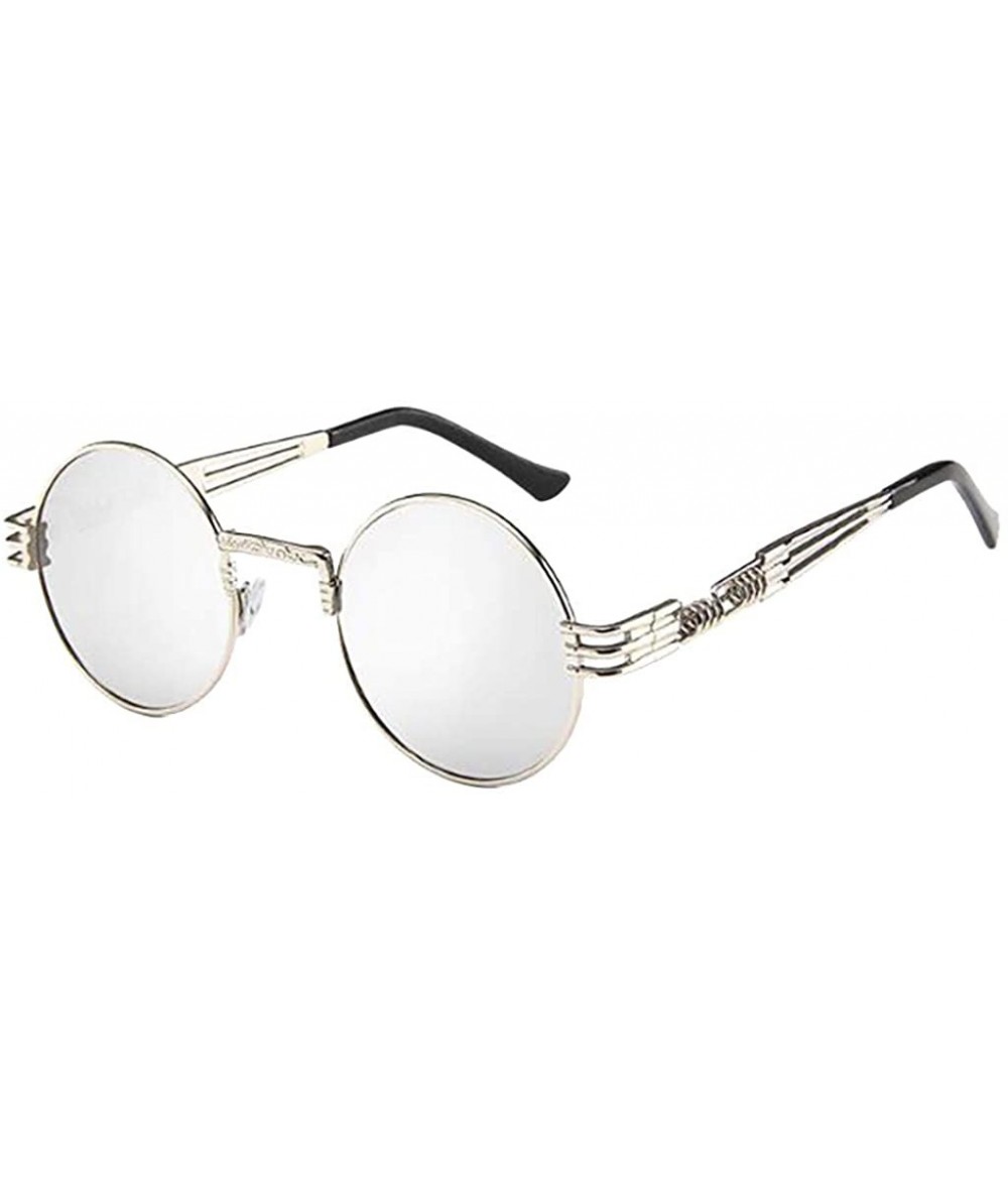 Oversized Polarized Glasses for Women Men Retro Glasses Unisex Big Frame Sunglasses Eyewear - A - C518RE9HR5T $8.20