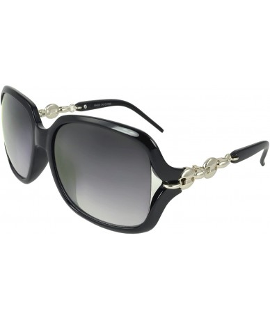 Shield Luna Shield Fashion Retro Sunglasses Shades - Black-silver - C911JRVUGSV $9.82