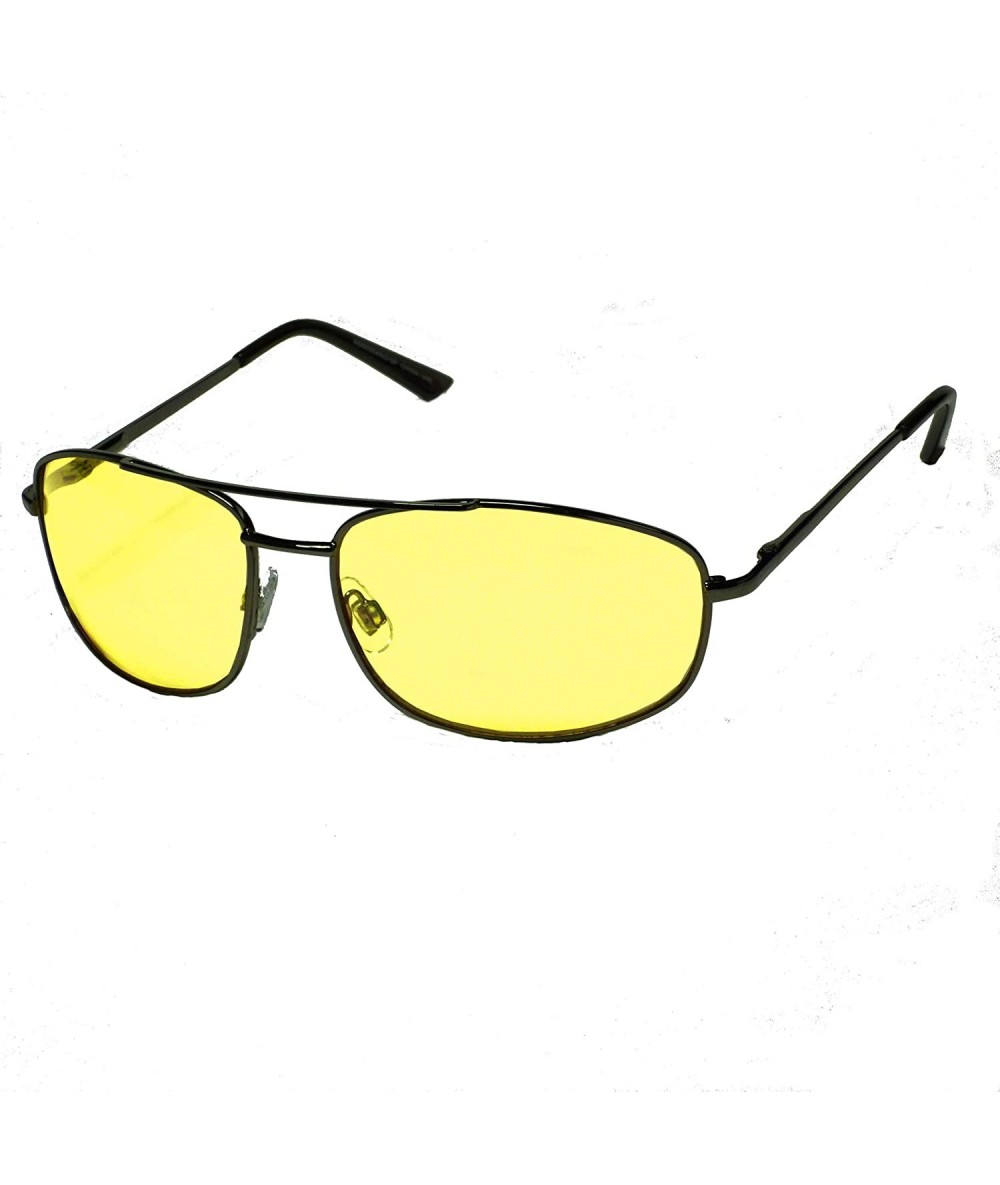 Rectangular driving sunglasses definition gunmetal Gunmetal - Gunmetal - C3198XOC756 $7.97