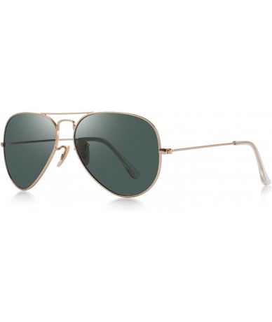 Aviator Classic Pilot Polarized Sunglasses for Men/Women58mm O8025 - Gold&g15 - CE18H3MEII0 $31.54