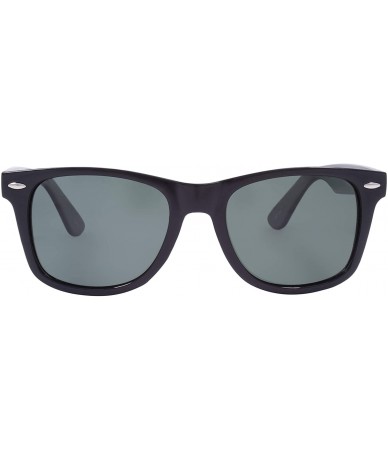 Square Nostalgic Men's Polarized Classic Wayfarer Shape Retro Sunglasses- UV400 Protection Rectangular Lenses - CA197D57798 $...