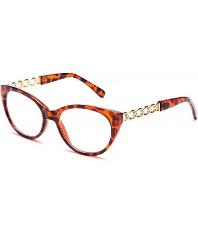 Oversized Women's Durable Slim Thick Cat Eye Style Reading Glasses - 2 Pack Black & Tortoise - CJ187US78AC $16.83