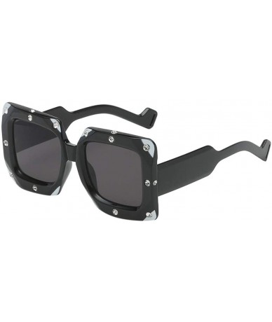 Rectangular Sunglasses Personality Glasses Fashion - F - C018U0CZXK9 $10.00