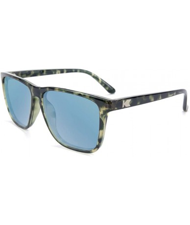 Shield Fast Lanes Polarized Sunglasses For Men & Women- Full UV400 Protection - Slate Tortoise Shell / Sky Blue - CA18Q0N4DMI...