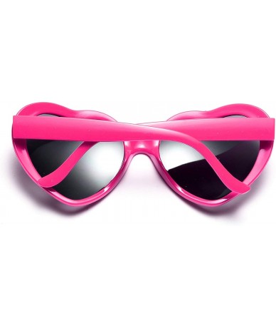 Wayfarer Dozen Pack Heart Sunglasses Party Favor Supplies Holiday Accessories Collection - Adult Hotpink - CE18G75E4AQ $16.09
