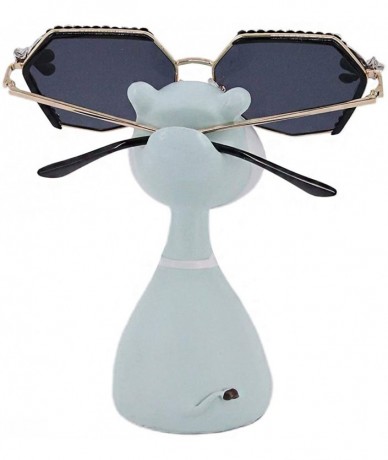 Oversized Stylish Metal Bee Decoration Sunglasses UV Protection Frame - Gold Frame/Black Lens - C2197HQXDAX $17.36