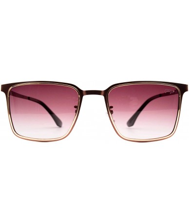 Square p646 Square Design Polarized - for Womens-Mens 100% UV PROTECTION - Brown-browndegrade - CF192TGIXHK $29.27