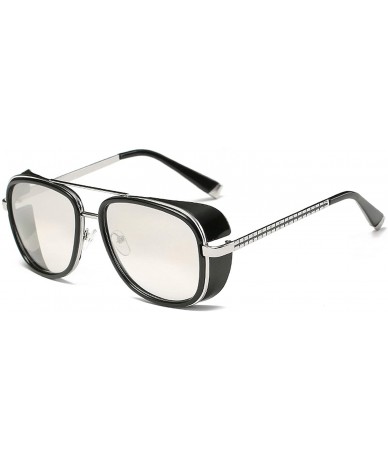 Square 3 Matsuda Stark Sunglasses Men Rossi Coating Retro Vintage Sun Glasses Oculos - C2 - CY18T94E2RA $26.72