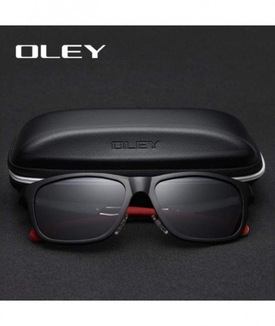 Aviator OLEY New Aluminum-Magnesium Polarized Men Sunglasses Expandable Y7144 C2 BOX - Y7144 C2 Box - CM196R0ILLO $18.72