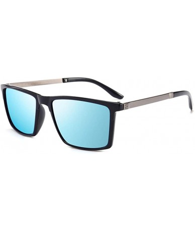 Rectangular Polarized Sports Driving Sunglasses For Men-Square Anti-glare Shade Glasses - F - CF190EDD73U $64.18