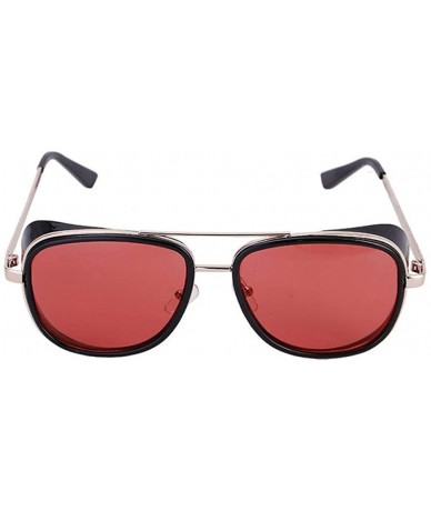 Oversized 2019 New Fashion Round Frame SteamPunk Style Side Mesh Sunglasses Men Brand C1 - C3 - CP18XE9KG26 $9.48