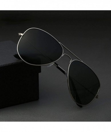 Oval Fashion Classic Sunglasses Women Men Driving Mirror 2020 NEW Pilot Sun Glasses Brand Designer Unisex UV400 - Gold - C019...