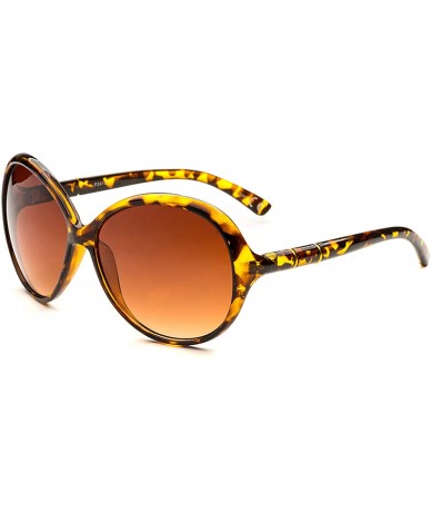 Oversized Over-sized Oval Sunglasses (P2418) - Tortoise-gradientbrown - CG1889T9NWD $11.22