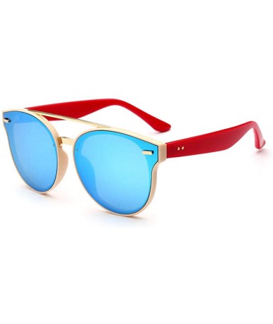 Rimless Polarized Sunglasses Covered Mirror Overall Design Sunglasses - C118X06UKIQ $42.17