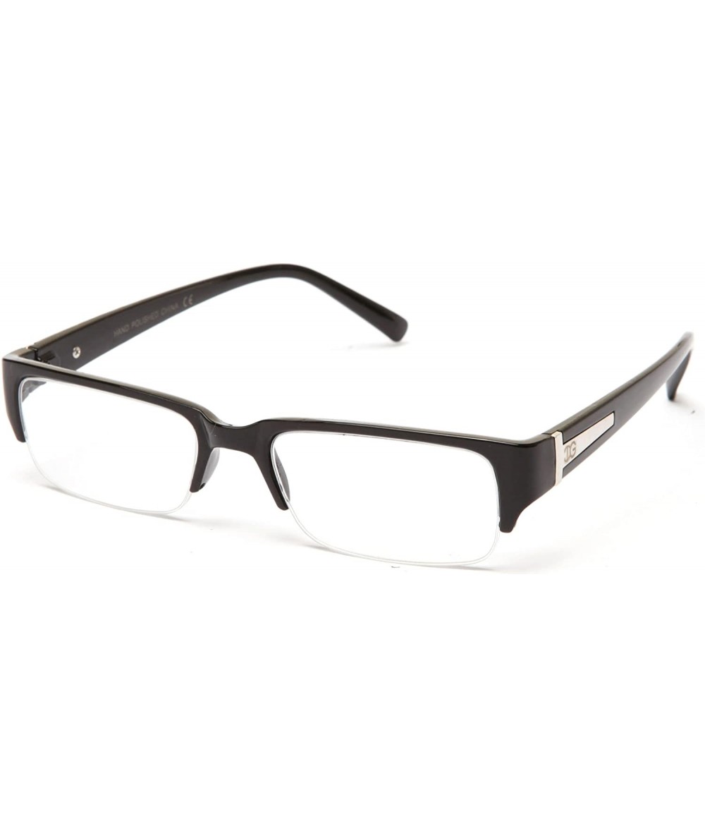 Oversized Hot Sellers Nerd Geeky Trendy Cosplay Costume Unique Clear Lens Fashionista Glasses - 1841 Black - C311OCCVIFF $9.23