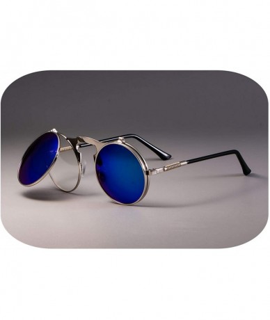 Round 3057 STEAMPUNK Metal Round Sunglasses Men Women Retro CIRCLE SUN GLASSES Fashion Eyewear Shades UV Protection - C0197A2...