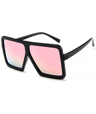 Sport Women Men Sunglasses Vintage Glasses Unisex Big Frame Oversized Square Eyewear - CS18SXQIGQH $7.62