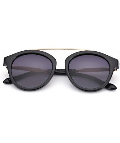 Round Sunglasses for Women Small Face-Vintage Round Stylish Polarized Eyewear Glasses 100% UV Protection - CZ197M33ZN7 $20.89