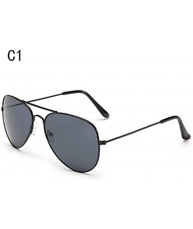 Aviator 2019 New Vintage Classic Sunglasses Men Oval Luxury Brand Designer Driving C1 - C1 - CH18XEC3N3U $19.19