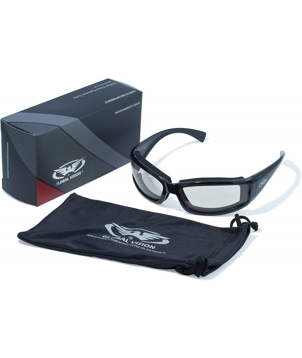 Sport Eyewear 24 Stray Cat Series with Gloss Black Frames - Clear to Smoke Lens - C311O6X96QX $29.10