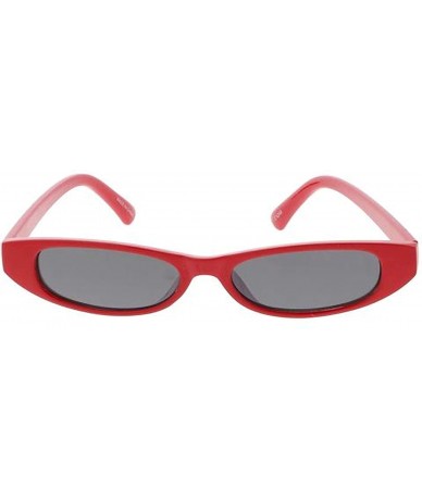 Oval Small Tiny Oval Sleek Fashion Sunglasses - Multi - CZ18UCQ53AX $10.16