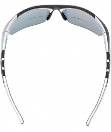 Rimless Unisex Sports Bifocal Half Rimless Sunglasses For Running Fishing - Silver - C018CKY5XQ6 $15.46