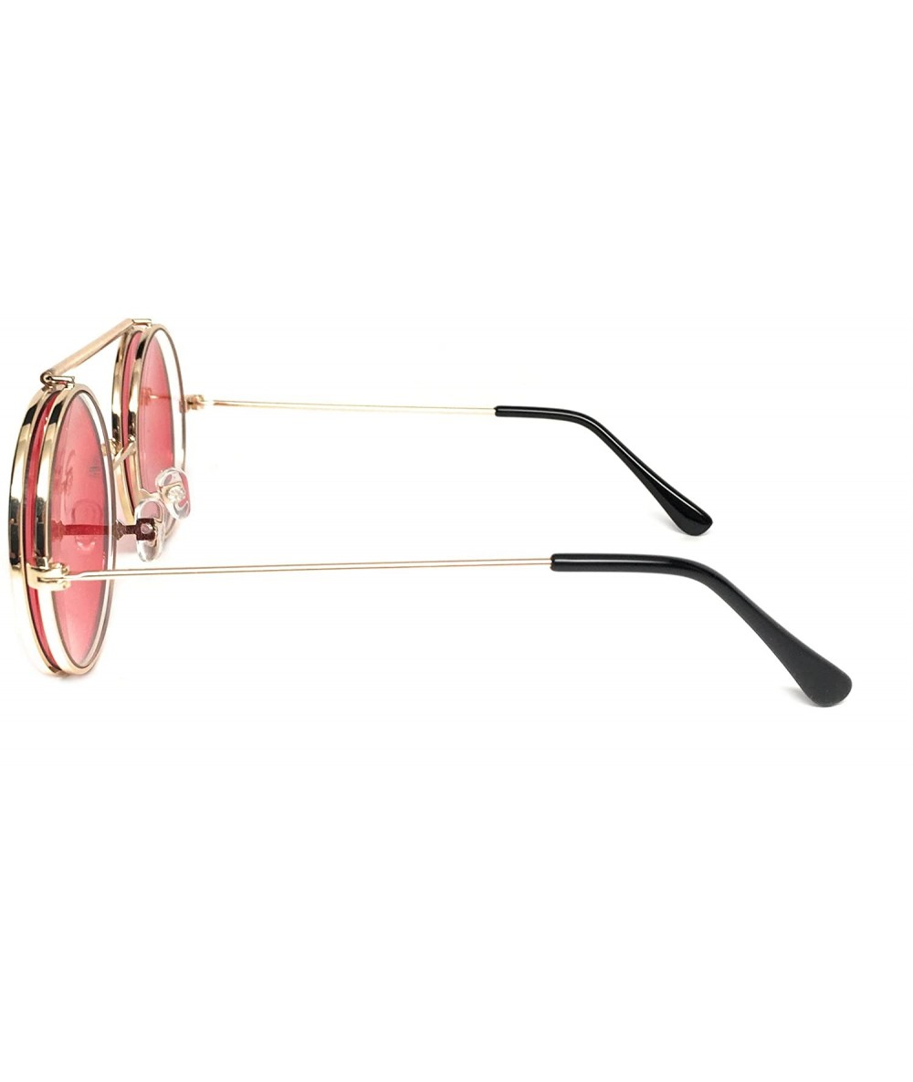 Limited Edition Color Flip-up Lens Round Circle Django Sunglasses | Fruugo  ZA