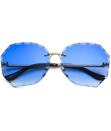 Square Unisex Sunglasses Fashion Pink Drive Holiday Polygon Non-Polarized UV400 - Blue - C418RH6SUCM $8.87