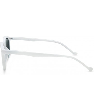 Oval Flexible Full Reader Sunglasses. Not bifocals - White - CG18GT7K5CE $18.42