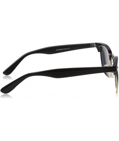 Wayfarer Womens ZV-2936e Polarized Sunglasses - Polarized - Black-gold / Smoke - CG11FOUF4TF $12.21