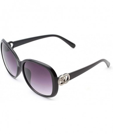 Rectangular UV Protection Sunglasses for Women Shades Glasses - Black - C618RRK6687 $9.28