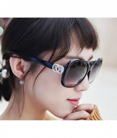 Rectangular UV Protection Sunglasses for Women Shades Glasses - Black - C618RRK6687 $9.28