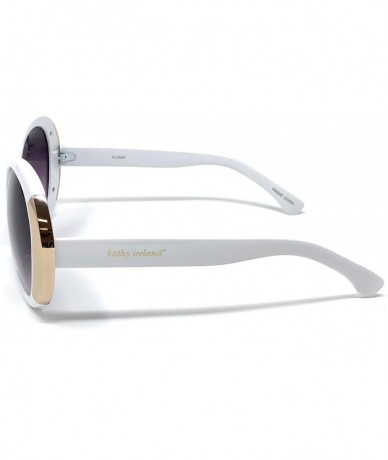 Oversized Womens Sunglasses 100% UV Protection - See Shapes & Colors - Oval White - C818G4A4ASA $21.50