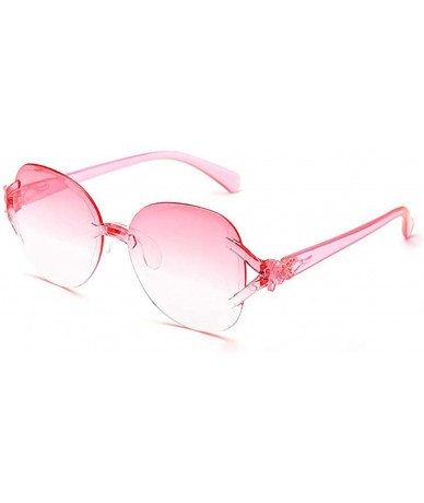 Goggle Polarized Sunglasses for Women and Men - UV Protection Frameless Jelly Candy Colorful Sun Glasses - I - CL190LCQZQW $7.30