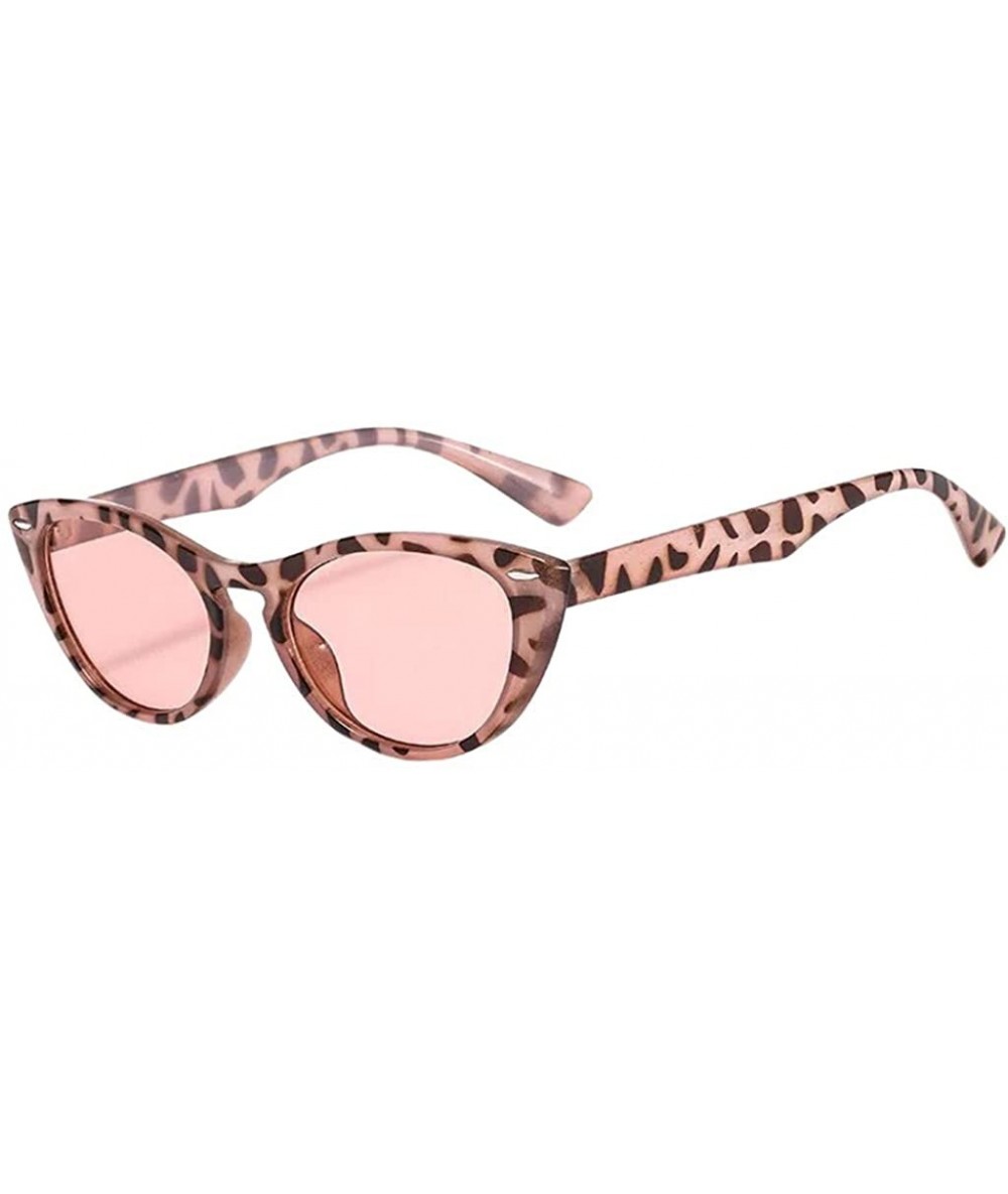 Square Retro Vintage Narrow Cat Eye Sunglasses for Women Clout Goggles Plastic Frame Polarized Protection Sun Glasses - C4199...