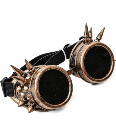 Goggle Antique Copper Goggles Sunglasses Cosplay Aviator Steampunk Gothic Burning Man - CG1281C4LQJ $24.09