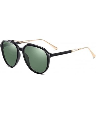 Aviator Polarized Aviator Sunglasses for Men Women UV Protection 8055 - Green - CS195SHTUYD $10.18
