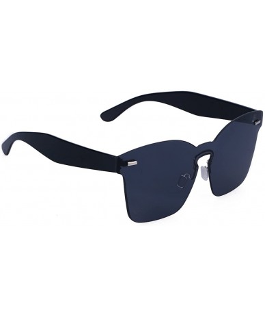 Rimless Rimless Sunglasses Novelty Pratical Beach Seaside Sunglass Mirror Summer Eyewear for Men Women (Black) - C318DIK2NWU ...
