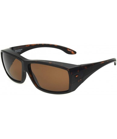Oval Classic Arrowhead Polarized Rectangular Sunglasses - Tortoise - CT18222TDR9 $36.59