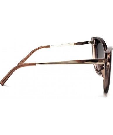 Shield Retro Oversized Cat Eye Designer Inspired Fashion Shield Sunglasses for Women - Men - Unisex UV400 - SM 1128 - C118LGS...
