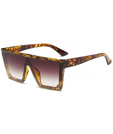 Oval Oversized Women Sunglasses Men Big Frame Rectangle Flat Sun Glasses Vintage Shades Classic Eyewear UV400 - CU197A2DM48 $...