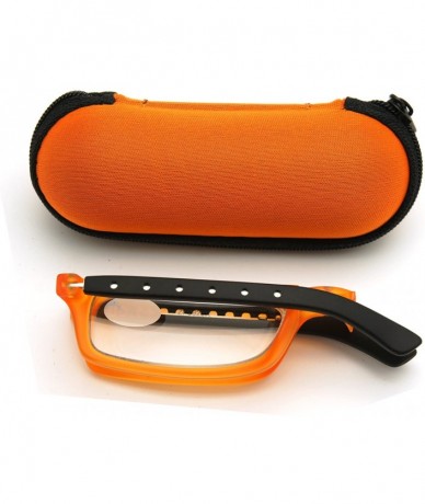 Rectangular Pocket FOLDING Reading Glasses R9299PZ - Orange - CT1897UI0IY $16.22